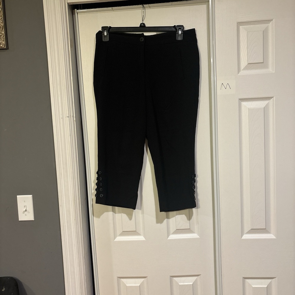 Larry Levine Black Stretch Pants